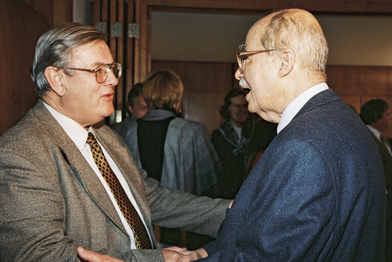 Reception on the occasion of Otto von Habsburg's birthday in the European Parliament