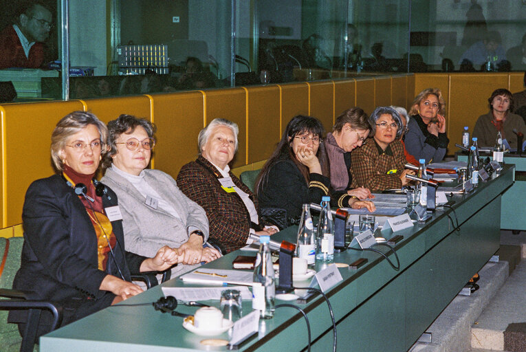 Committee on Women's Rights meeting at the European Parliament in Brussels