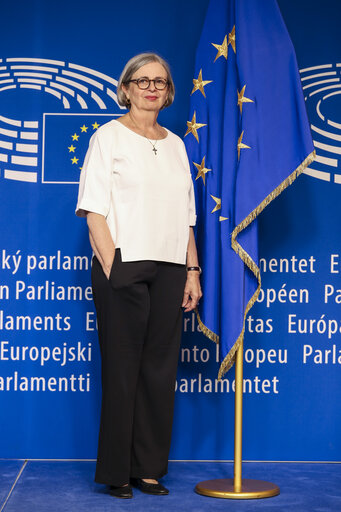 Fotagrafa 11: Mireille D'ORNANO in the European Parliament in Brussels