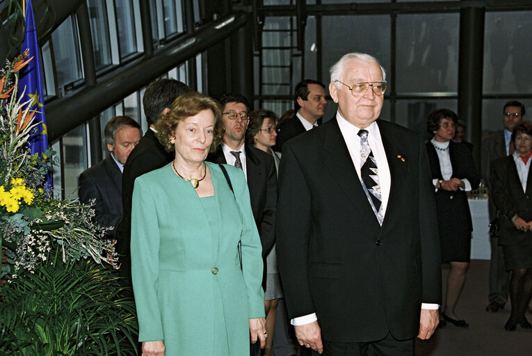 Φωτογραφία 21: EP President meets with Egon KLEPSCH, Former EP President