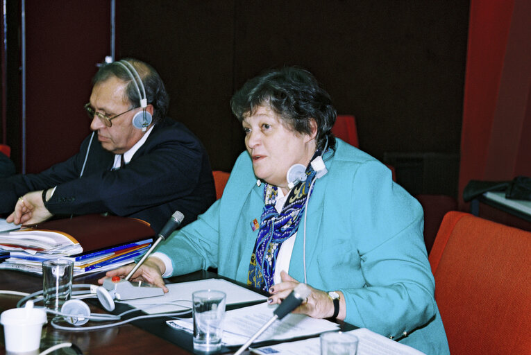 Foto 22: Meeting with trade union representatives on the closure of the Renault factory in Belgium