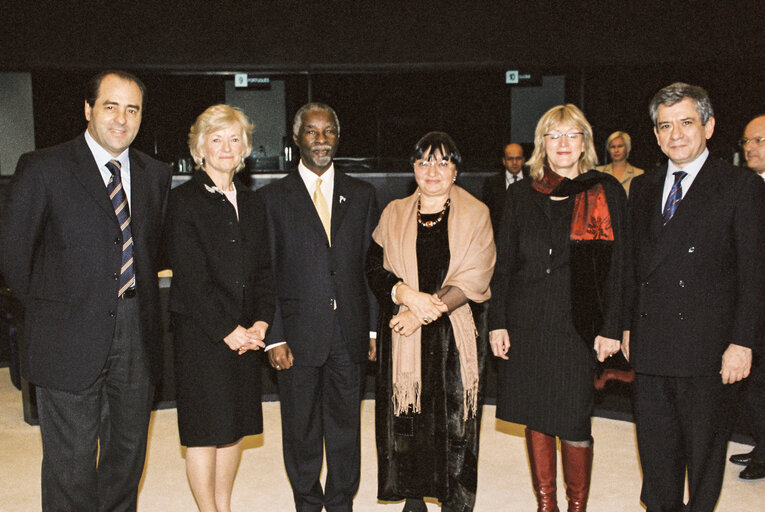 Fotografie 28: Visit of Thabo MBEKI, President of South Africa at the European Parliament in Strasbourg