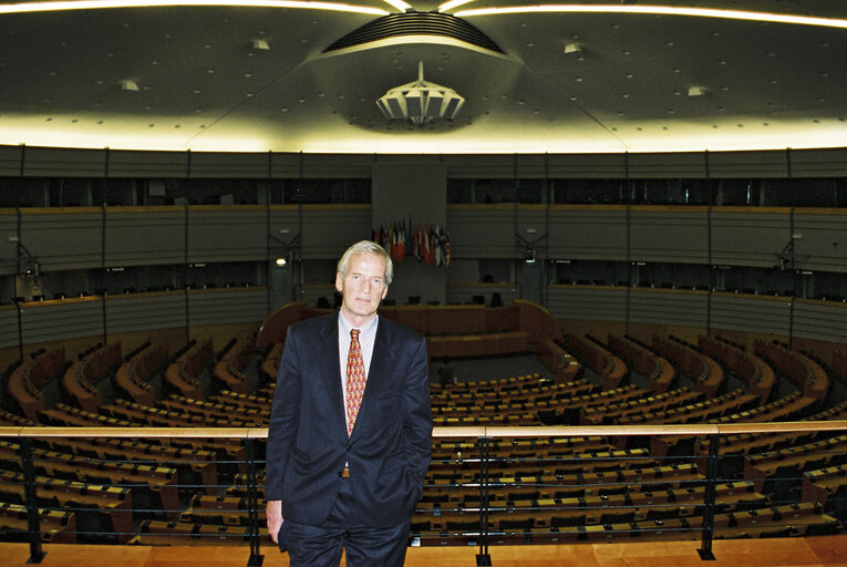 Portrait of MEP Doeke EISMA in Brussels