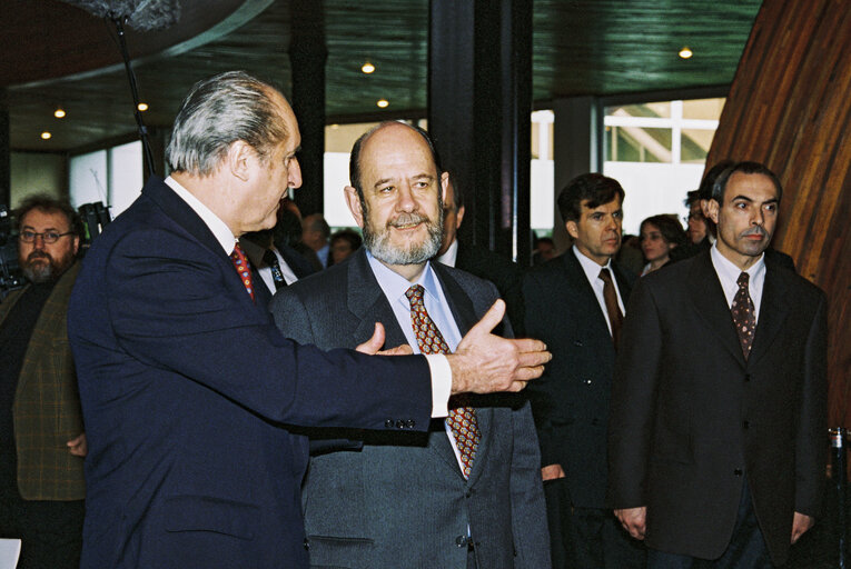 Fotogrāfija 39: The President of Austria makes an official visit to the EP in Strasbourg