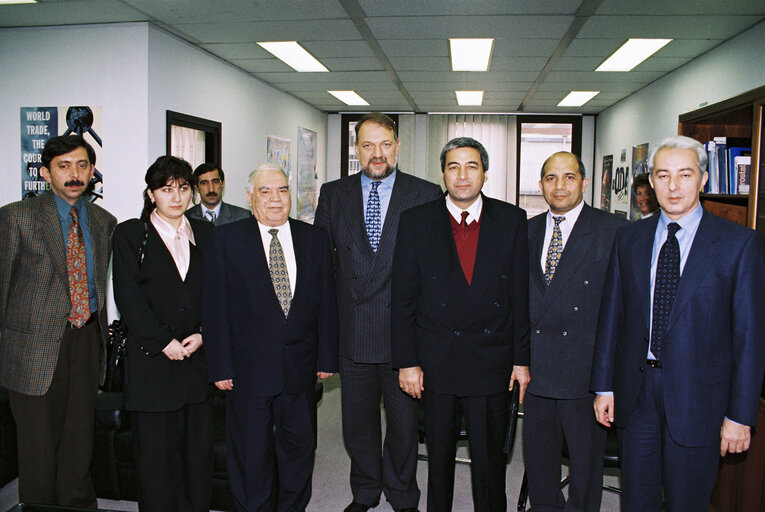 Photo 6: Meeting with the Speaker of the National Assembly of Azerbaijan, Murtuz Najaf oglu ALASGAROV, also spelled as Murtuz ALESKEROV