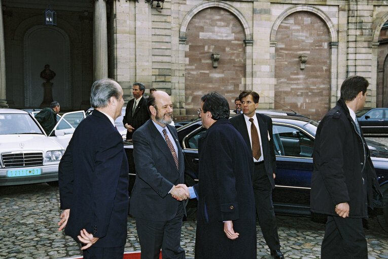 Fotogrāfija 37: The President of Austria makes an official visit to the EP in Strasbourg