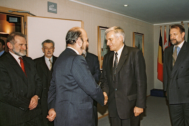 Fotografia 1: EP President meets with Polish Prime Minister and the Polish Foreign Minister