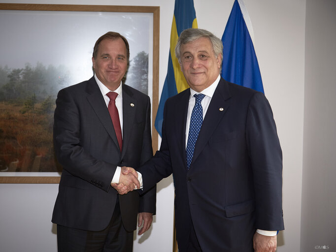 Foto 4: European Council June 2017 - EP President meets with the Prime Minister of Sweden