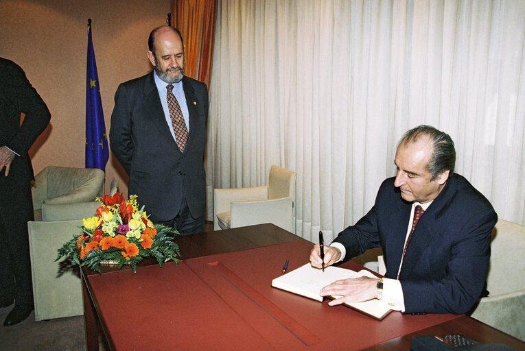 Fotogrāfija 19: The President of Austria makes an official visit to the EP in Strasbourg