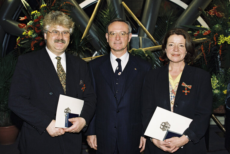 Nuotrauka 43: German MEPs are awarded the German 'Verdienstkreuz' (Merit Cross of the Federal Republic of Germany)