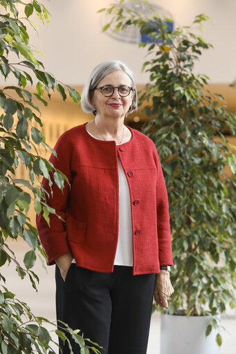 Mireille D'ORNANO in the European Parliament in Brussels