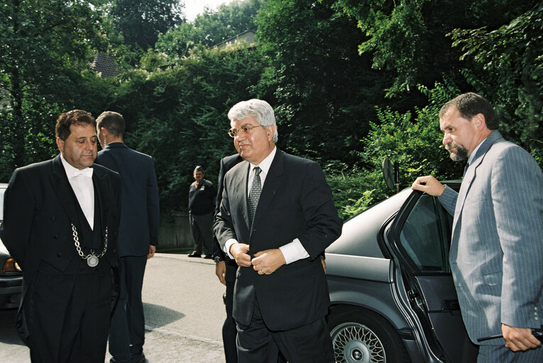 Fotografia 17: Visit of Israeli Foreign Minister David LEVY to the EP in Brussels