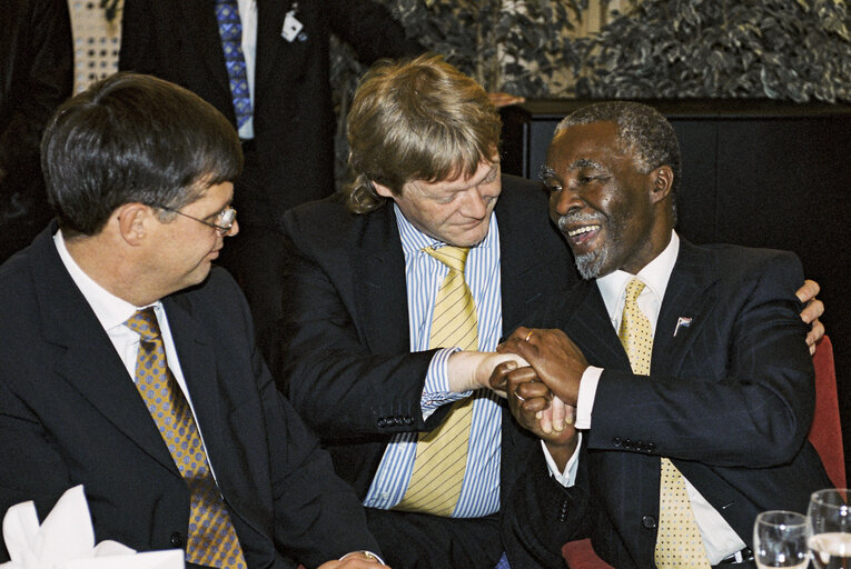 Fotografie 10: Reception for Thabo MBEKI, President of South Africa at the European Parliament in Strasbourg.