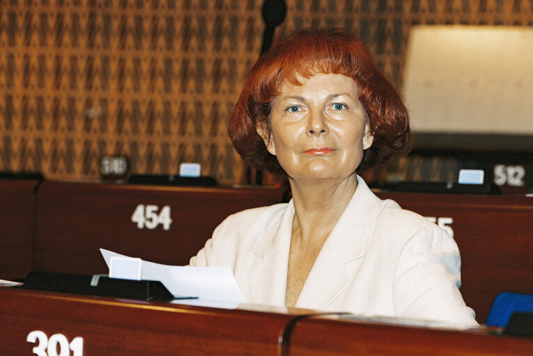 Fotografija 3: MEP Christa RANDZIO-PLATH at the European Parliament in Strasbourg