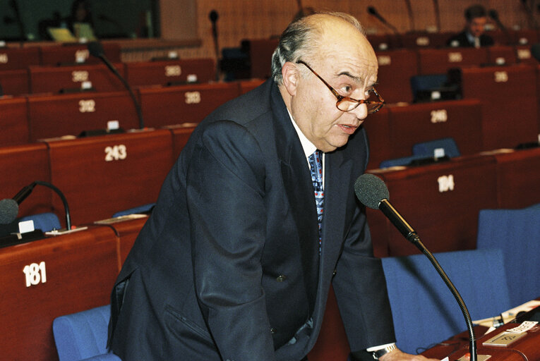 Foto 2: MEP Lucio MANISCO at the European Parliament in Strasbourg