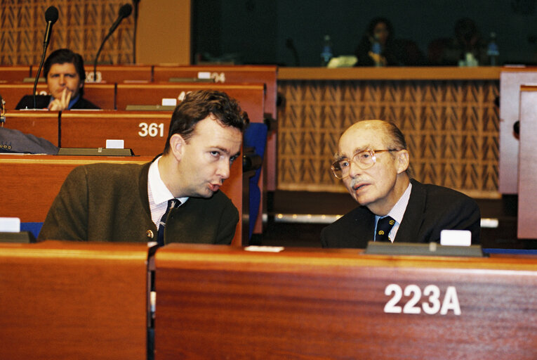 Fotografi 5: Plenary session in Strasbourg