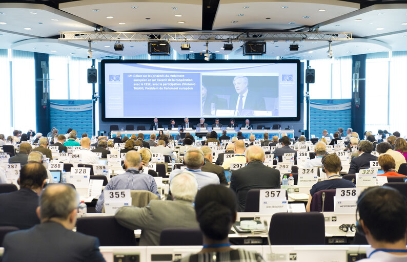 Fotografia 11: Plenary session of the European Economic and Social Committee - Closing remarks