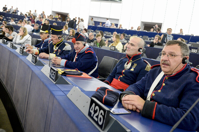 Foto 4: Open Day of the European institutions 2017 - Strasbourg -   Debate with citizens