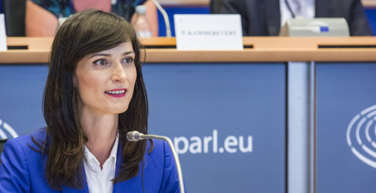 Fotografie 9: Joint ITRE CULT Committees - Hearing of Mariya GABRIEL, Commissioner-designate for the Digital Economy and Society portfolio