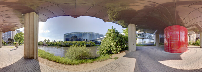 Nuotrauka 4: 360 Panoramic View of the European Parliament in Strasbourg