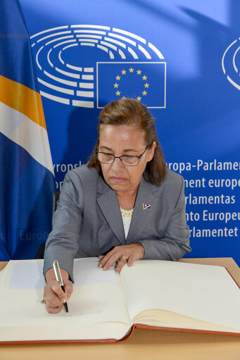 Fotografie 3: EP President meets with the President of the Marshall Islands in presence of Chairs of the ENVI and DEVE committees