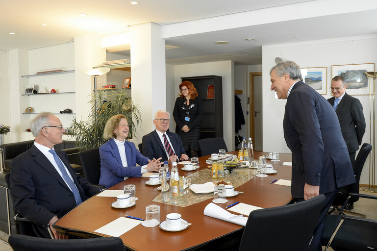 Φωτογραφία 3: Antonio TAJANI - EP President meets with former EP Presidents