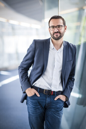 Sergio GUTIERREZ PRIETO in the European Paliament in Brussels