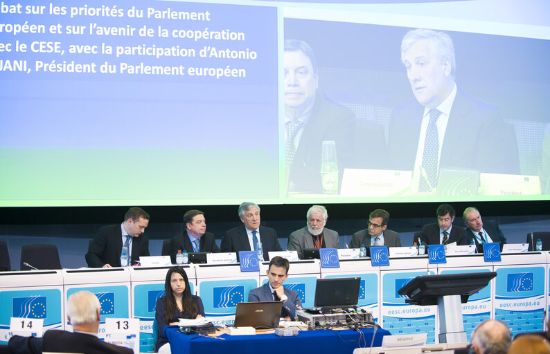 Photo 13: Plenary session of the European Economic and Social Committee - Closing remarks