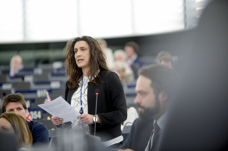 Foto 13: Plenary session week 11 2017 in Strasbourg - Conclusions of the European Council meeting of 9 and 10 March 2017, including the Rome Declaration - European Council and Commission statements