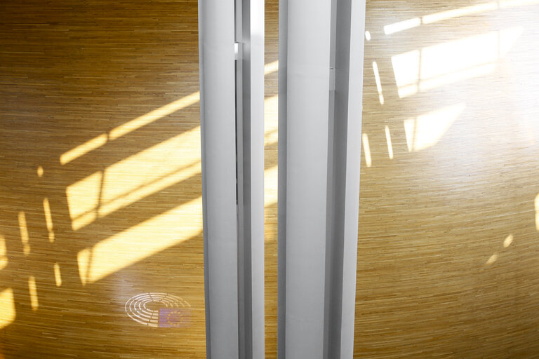 Photo 28: General view of EP building - Architectural details - EP Logo