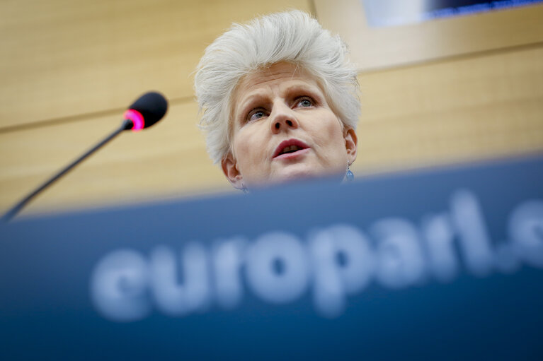 Foto 10: Press conference: ' Revision of the EU gun law - outcome of the vote in plenary '