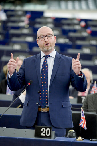 Foto 4: Plenary session week 11 2017 in Strasbourg - Conclusions of the European Council meeting of 9 and 10 March 2017, including the Rome Declaration - European Council and Commission statements