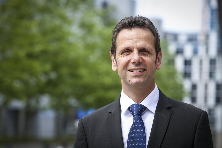 Fotografia 11: Bernd KOLMEL in the European Parliament in Brussels