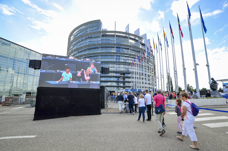 Fotó 44: Open Day of the European institutions 2017 - Strasbourg -   Animation photo