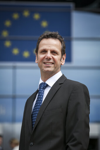 Fotografia 7: Bernd KOLMEL in the European Parliament in Brussels