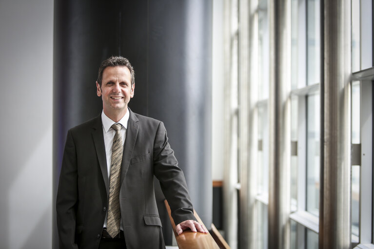 Fotografie 25: Bernd KOLMEL in the European Parliament in Brussels