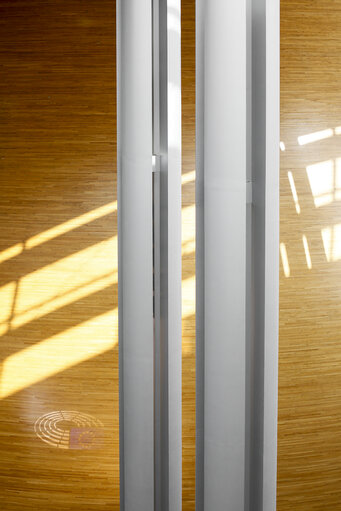 Photo 29: General view of EP building - Architectural details - EP Logo