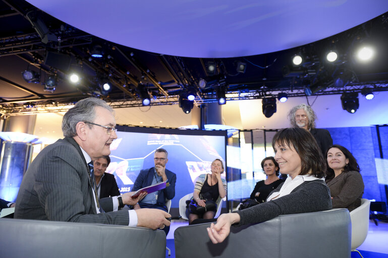 Fotografie 12: Meeting between Vice-President Sylvie GUILLAUME and Directorate-General for Communication and Directorate for Media