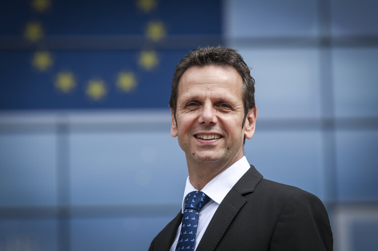 Fotografia 8: Bernd KOLMEL in the European Parliament in Brussels