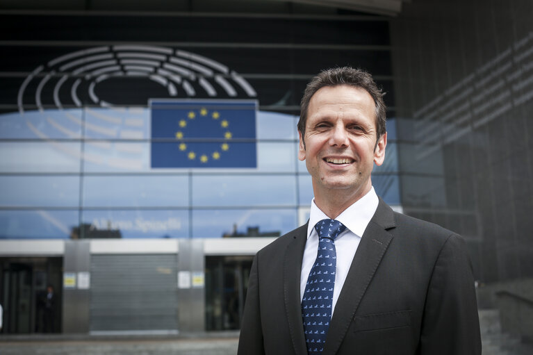 Fotografia 9: Bernd KOLMEL in the European Parliament in Brussels