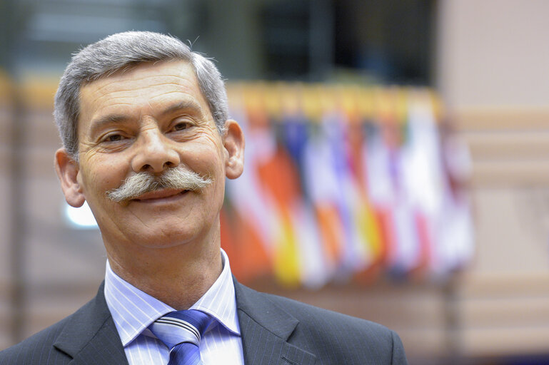 Fotagrafa 11: MEP Eleftherios SYNADINOS at the European Parliament in Brussels