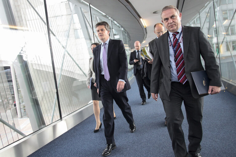 Fotografija 2: Arrival of Commissioner-designate for Financial Stability, Financial Services and Capital Markets Union