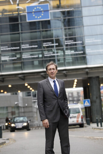 Fotografija 7: MEP Bernard MONOT at the European Parliament in Brussels