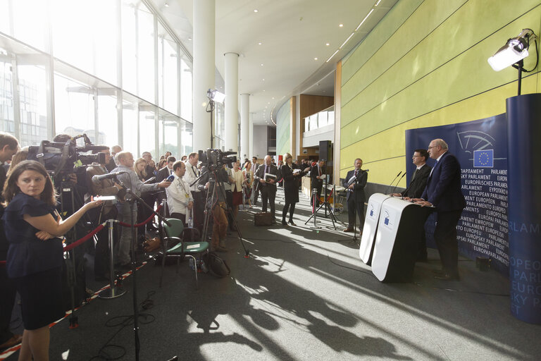 Press conference following the Hearing of Commissioner-designate for Agriculture and Rural Development