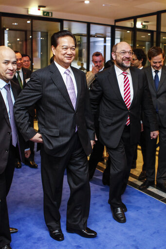 Martin SCHULZ  - EP President meets with Tan Dung NGUYEN, Prime Minister of Vietnam