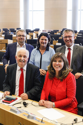 Foto 12: EP President with German S&D MEP's