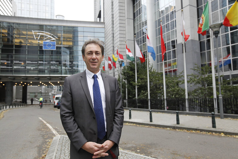 Fotografija 1: MEP Bernard MONOT at the European Parliament in Brussels