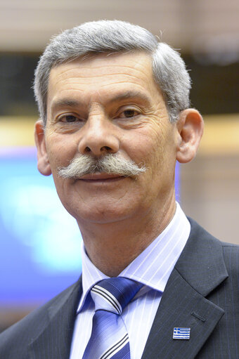 Fotagrafa 12: MEP Eleftherios SYNADINOS at the European Parliament in Brussels