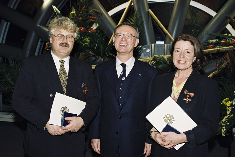 Nuotrauka 47: German MEPs are awarded the German 'Verdienstkreuz' (Merit Cross of the Federal Republic of Germany)