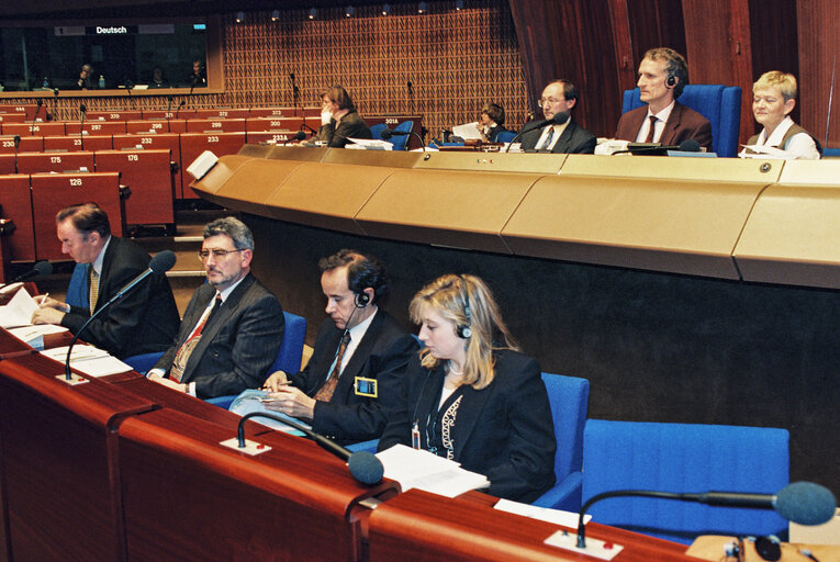 Fotografija 1: MEP Bertel HAARDER in Plenary Session in Strasbourg